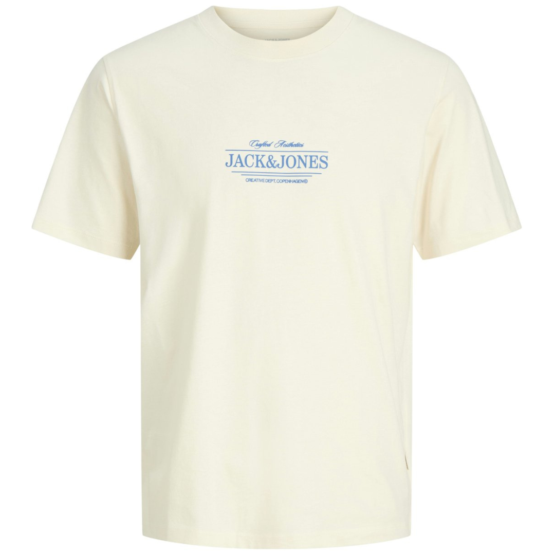 J&J Bela Muška Majica JORCASSIS MINIMAL TEE